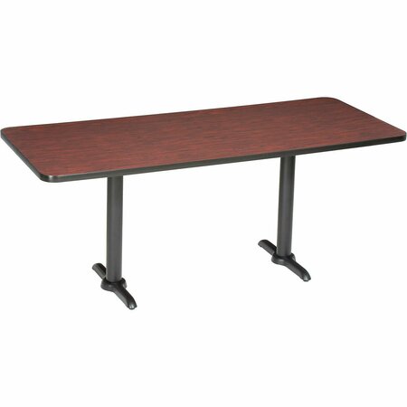 INTERION BY GLOBAL INDUSTRIAL Interion Breakroom Table, 72inL x 36inW x 29inH, Mahogany 695846MH